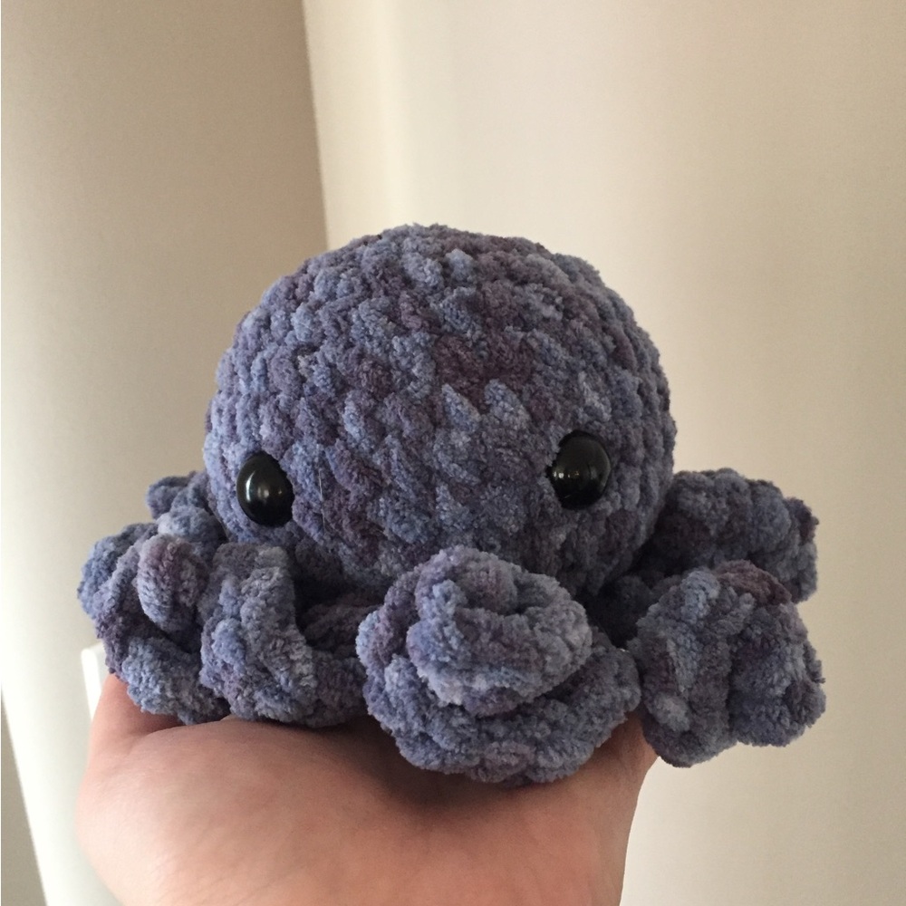 Handmade crochet octopus plushie